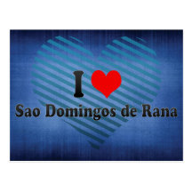 I Love Sao Domingos de Rana, Portugal Post Card