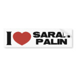 I Love Sarah Palin bumper stickers