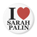 I Love Sarah Palin magnets