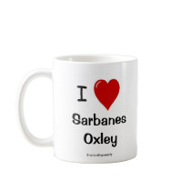 I Love Sarbanes Oxley! SOX Humor mugs