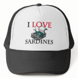 I Love Sardines hats