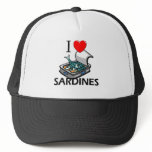 I Love Sardines hats