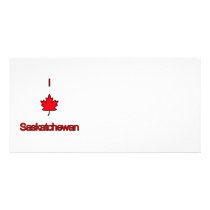 I Love Saskatchewan Photo Card Template