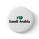 I Love Saudi Arabia Flag buttons