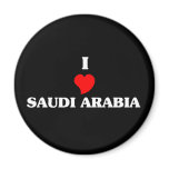 I Love Saudi Arabia magnets