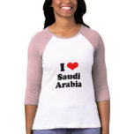 I LOVE SAUDI ARABIA t-shirts