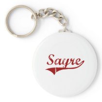 I Love Sayre Oklahoma Keychain