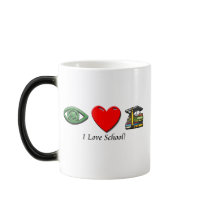 I Love School Mug