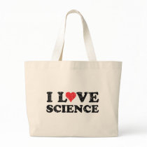 I Love Science Tote Bags