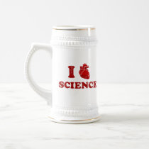 i love science / i heart science / anatomy mugs
