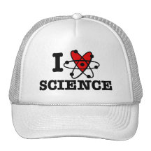 I Love Science Mesh Hats