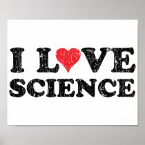 I Love Science Print