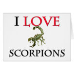 I Love Scorpions cards