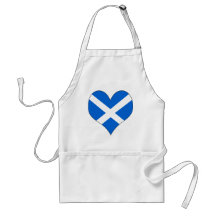 I Love Scotland Apron