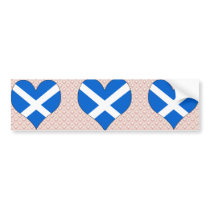 I Love Scotland Bumper Sticker
