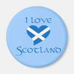 I Love Scotland Fridge Magnet