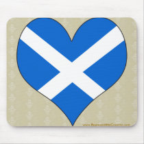 I Love Scotland Mousemats