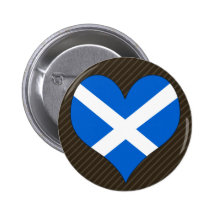 I Love Scotland Pin