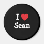 I love Sean heart T-Shirt Fridge Magnets