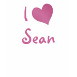 I Love Sean t-shirts