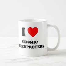 I Love Seismic Interpreters Mugs