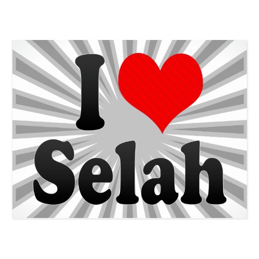 I love Selah Post Card