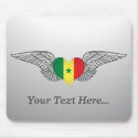 I Love Senegal -wings mousepads