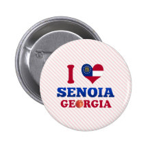 I Love Senoia, Georgia Button