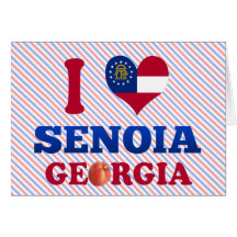 I Love Senoia, Georgia Card