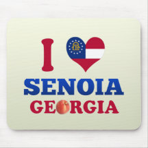 I Love Senoia, Georgia Mouse Pads
