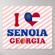 I Love Senoia, Georgia Poster
