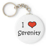 I Love Serenity keychains