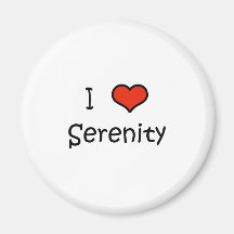 I Love Serenity Refrigerator Magnet