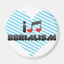 I Love Serialism Magnets