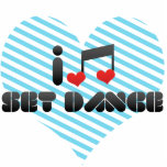 I Love Set Dance photo sculptures