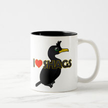 I Love Shags Coffee Mugs