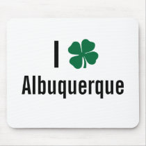I love (shamrock) Albuquerque St Patricks Day