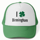 I love (shamrock) Birmingham St Patricks Day