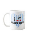 I Love Shape Note mugs