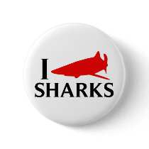 I Love Sharks Pins