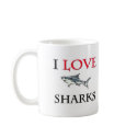 I Love Sharks mugs