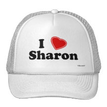 I Love Sharon Trucker Hats