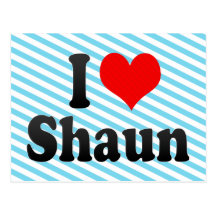 I love Shaun Postcard