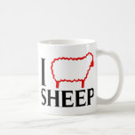 I Love Sheep Basic White Mug