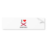 I Love SHEFFIELD Alabama bumper stickers