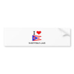 I Love Sheffield Lake Ohio bumper stickers
