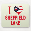 I love Sheffield Lake, Ohio mousepads