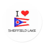 I Love Sheffield Lake Ohio stickers
