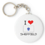 I Love Sheffield Massachusetts keychains