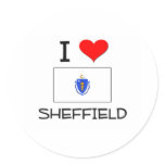 I Love Sheffield Massachusetts stickers